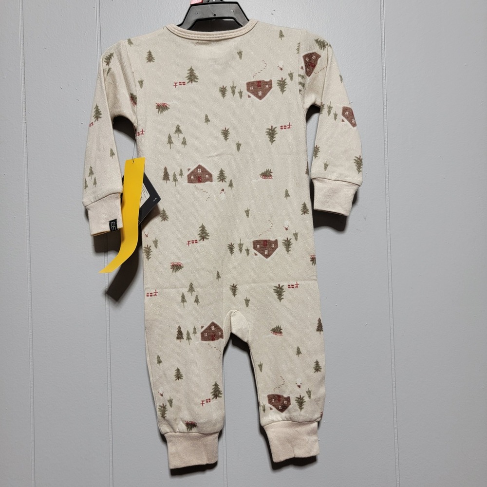 Modern Moments by Gerber 12M‎ Winter Cabin Thermal Union Suit Pajamas NWT